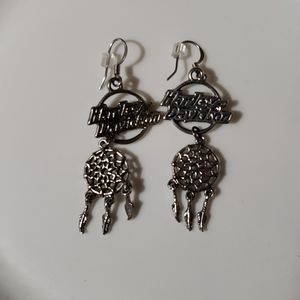 Earrings harley davidson